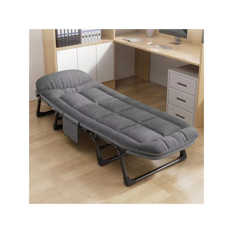 Folding bed, home nap chair, office single-person multifunctional nap bed, portable outdoor companion bed