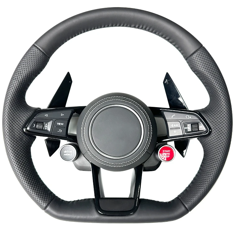 For  C7 A5 B8 RS3 S3 A7 A4 B9 RS6 RS7 TT MK2 A8 S5 A3 8P S5 B9 RS5 S4  Carbon Fiber Steering Wheel