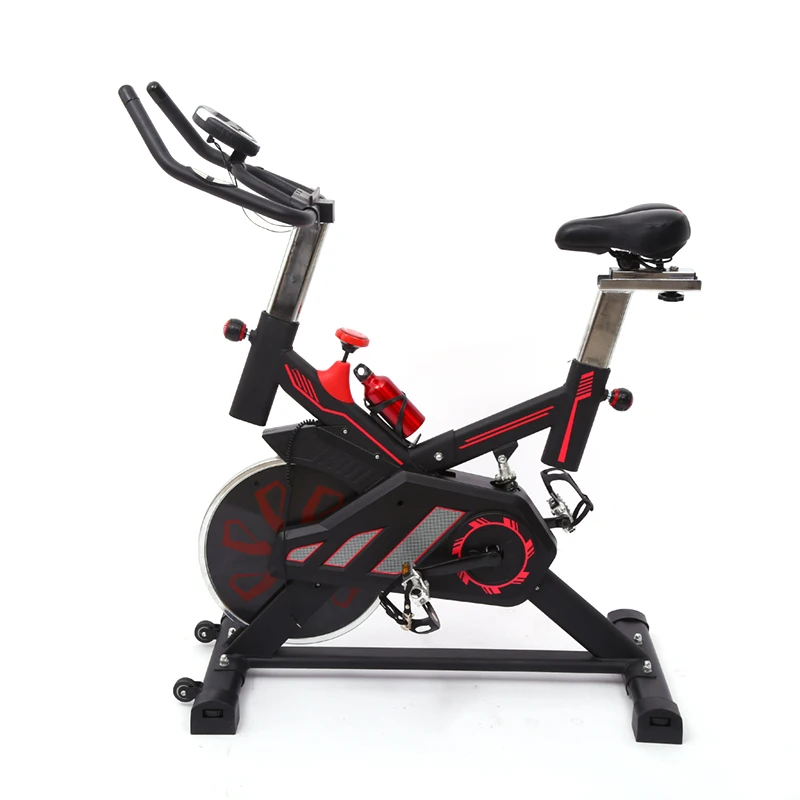 Weight Capacity Aluminum Alloy Pedal Exercise Upright Belt Drive Cardio Workout Spin Bike