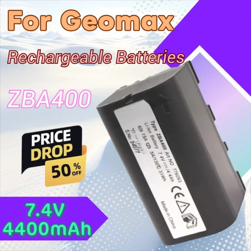 

7.4V 4400mAh Geomax ZBA400 Battery for Geomax Zenith50 ZOOM 10/20/30/35PRO ZOOM80 High Quality Brand New