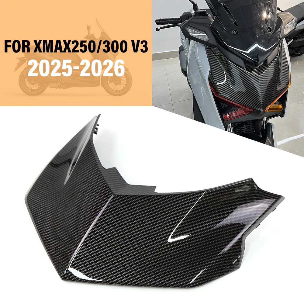 

For X-MAX XMAX300 2025 2026 Upper Front Headlight Cover Motorcycle Accessories Fit For Yamaha X-MAX 300 250 V3