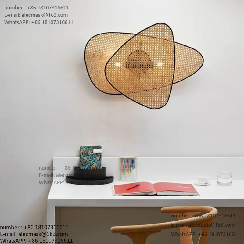 

Japanese-style wall lamp creative personality wind antique bedside wall lamp living room corridor