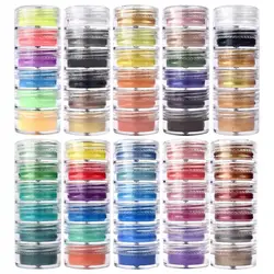 6Colors/Set Pearl Powder Pigment Resin Mold Colorant Dye Pearlescent Epoxy Resin Pigment for DIY Epoxy Resin Crafts Supplies