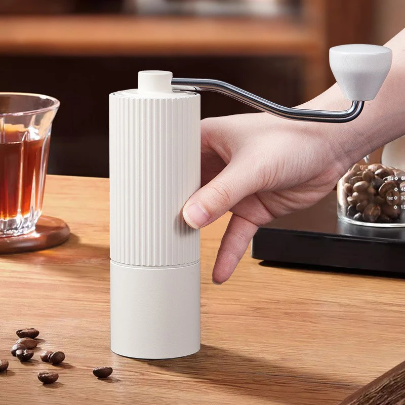 

Manual Coffee Grinder 25g Capacity Stainless Steel Burr Portable Hand Coffee Mill for Espresso Drip Brewing