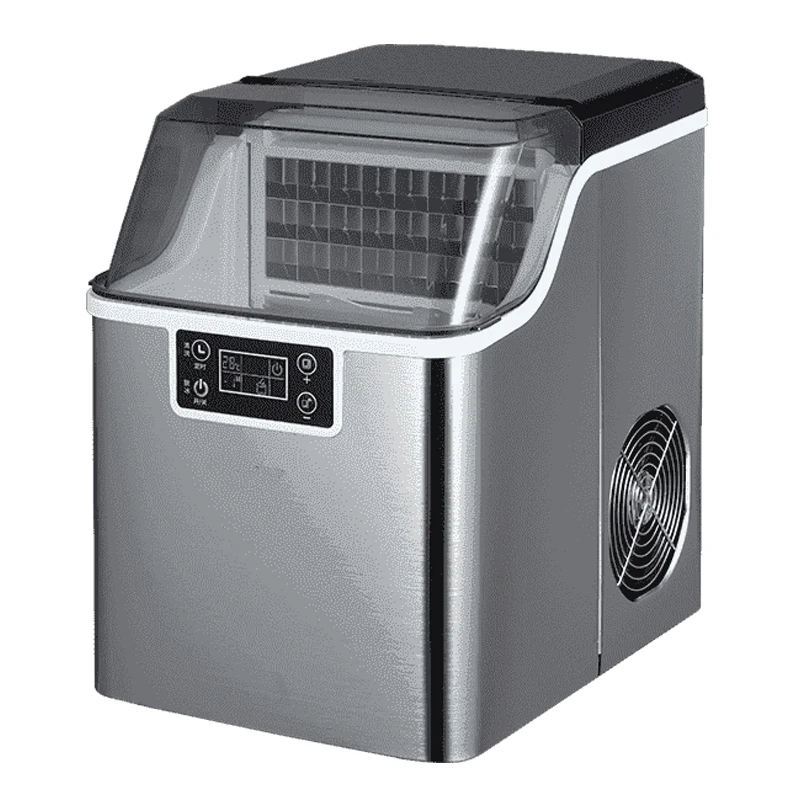 

Ice Maker Machine 20kg Mini Portable Ice Cube Block Making Automatic Countertop Ice Machines for Commercial Home Food Beverage