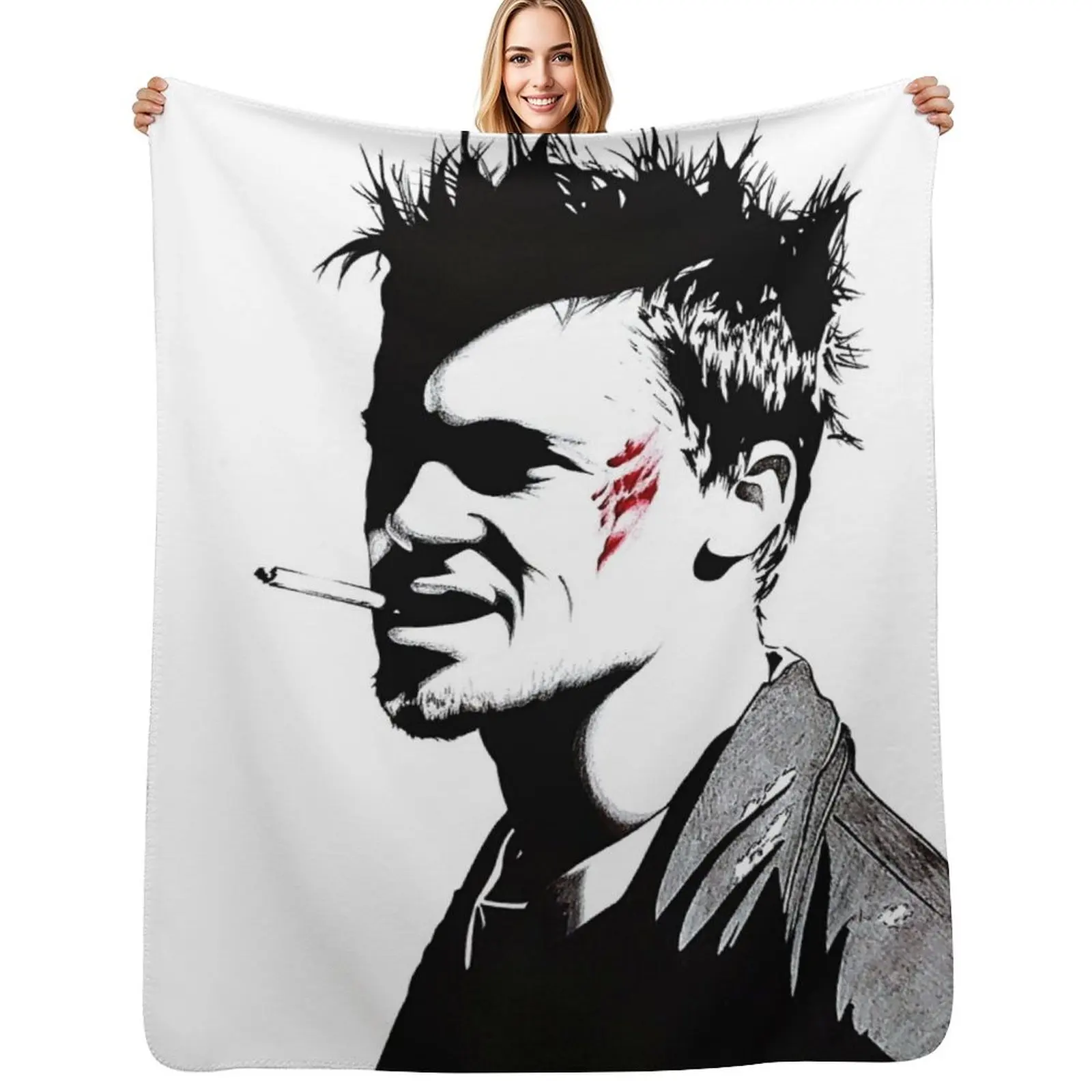 Fight Club Throw Blanket Men's Soft Warm Throw Blanket for Couch