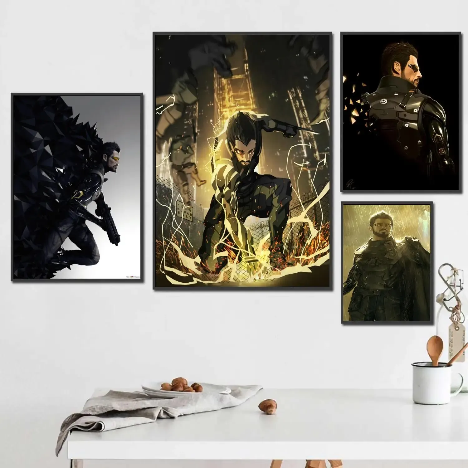 Deus Ex Human Revolution Game x Decorative Canvas Poster  Room Bar Cafe Decor  Gift Print Art Wall Paintings