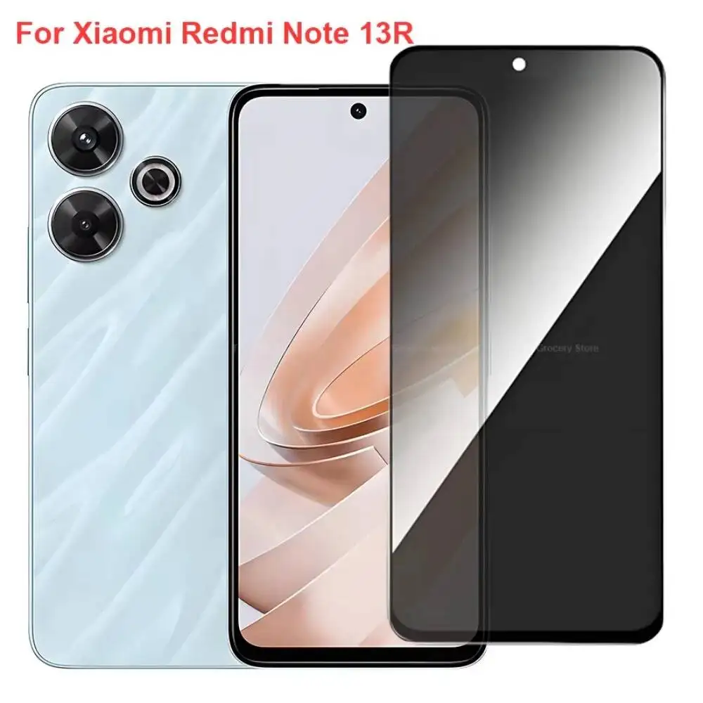 

For Xiaomi Note 13R Anti Spy Privacy Tempered Glass Screen Protector Compatible For Redmi Note13r Phone Film