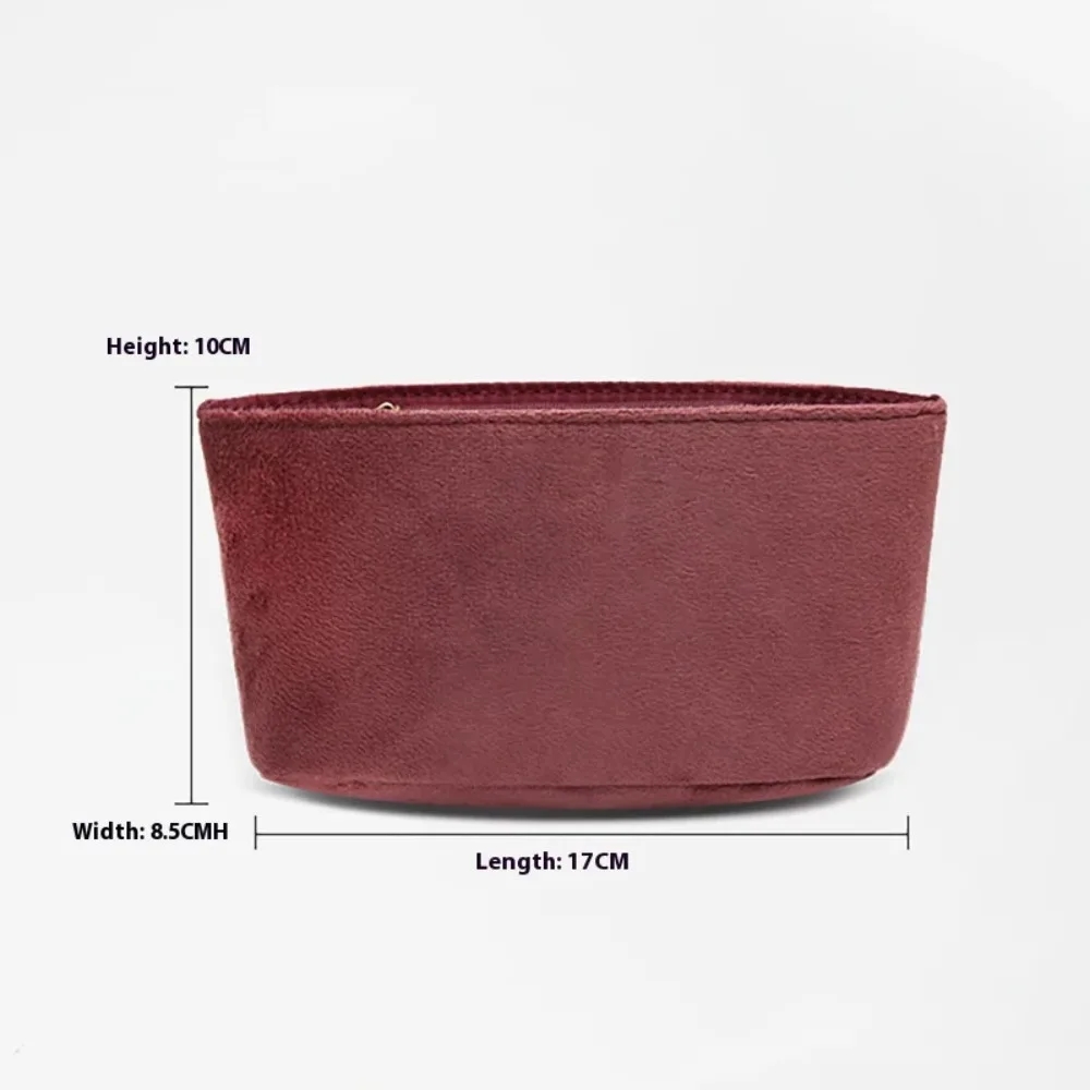 منظم إدراج حقيبة ناعمة لمنظم دعم حقيبة Coach KAY20 باللون الأحمر الخمري لملحقات حقيبة المحفظة