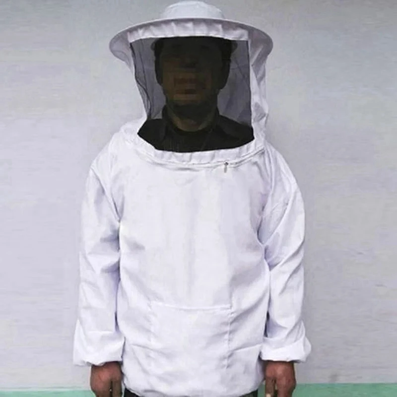 2X Protective Beekeeping Jacket Veil Overalls, Beekeeping Cap Sleeves Beekeeper Suit, Beekeeping Bee Jacket