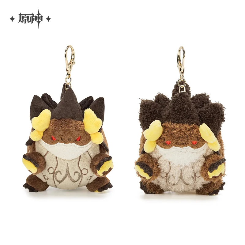 miHoYo Game Genshin Impact Plush Doll Keychain Azhdaha Soft Stuffed Pendant Authentic Keyring Fans Collection Decor Gifts