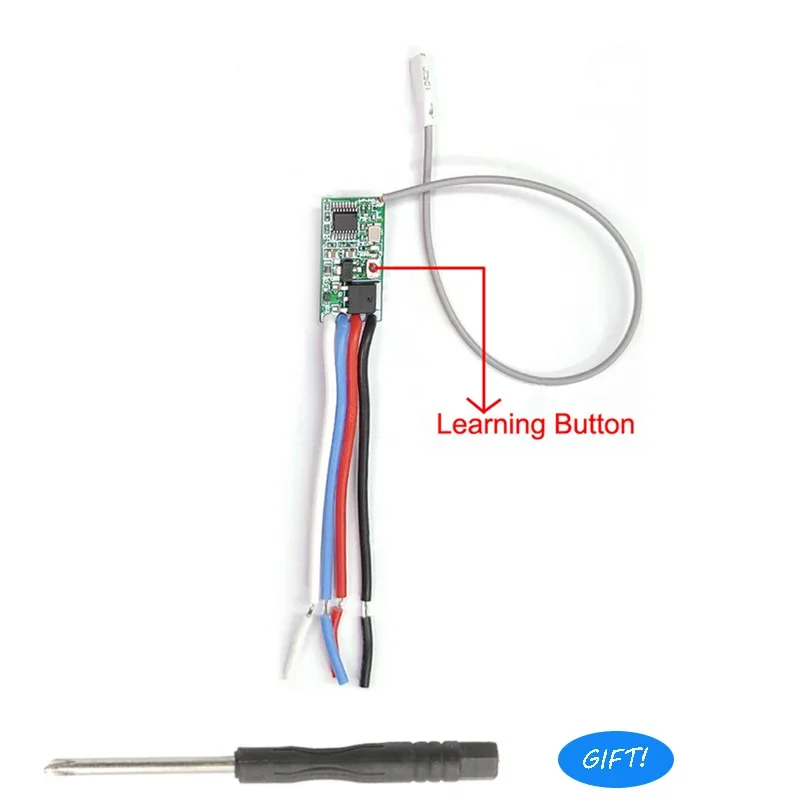 RF 433mhz pilot przełącznik DC 3.6V 6V 12V 24V 1CH przekaźnik odbiorczy Mini moduł z nadajnikiem do zasilania lampka LED DIY