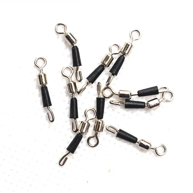 20pcs/lot Ceremony Rolling 1.2cm/1cm Rotation clamp Fastener hook and line Fishing Steel Pipe Stretch fishing Tool Accessories