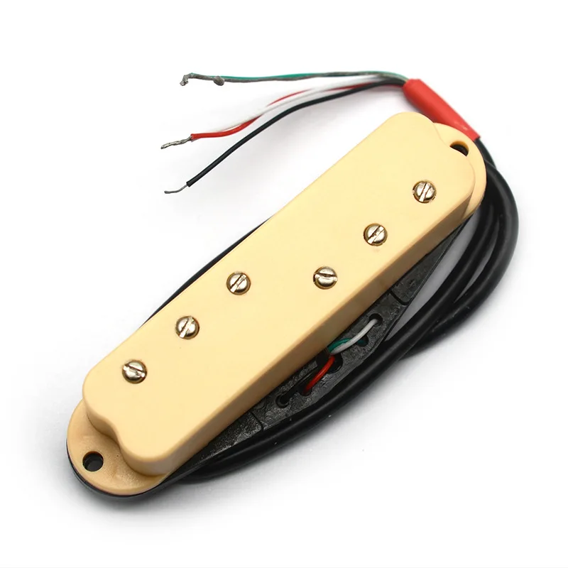 

For Electric Guitar Mini Humbucker 3+3 Screw Pole Pieces Dual Coil Pickup Drop-in Replacement for 9-Footer Single Coil