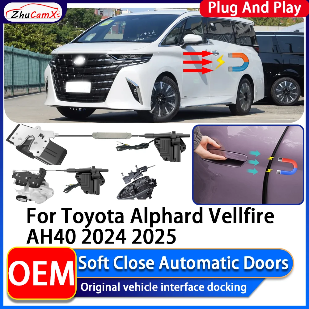 

ZhuCamX OEM Electric Suction Power Soft Close Car Door Automatic Door Closing System For Toyota Alphard Vellfire AH40 2024 2025