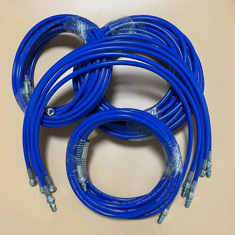 1/4 Connecting Hose Spray Hose Airless Hose 5800PSI High Pressure Pipe Airless Sprayer Paint Hose For Sprayer Gun Water Pipe
