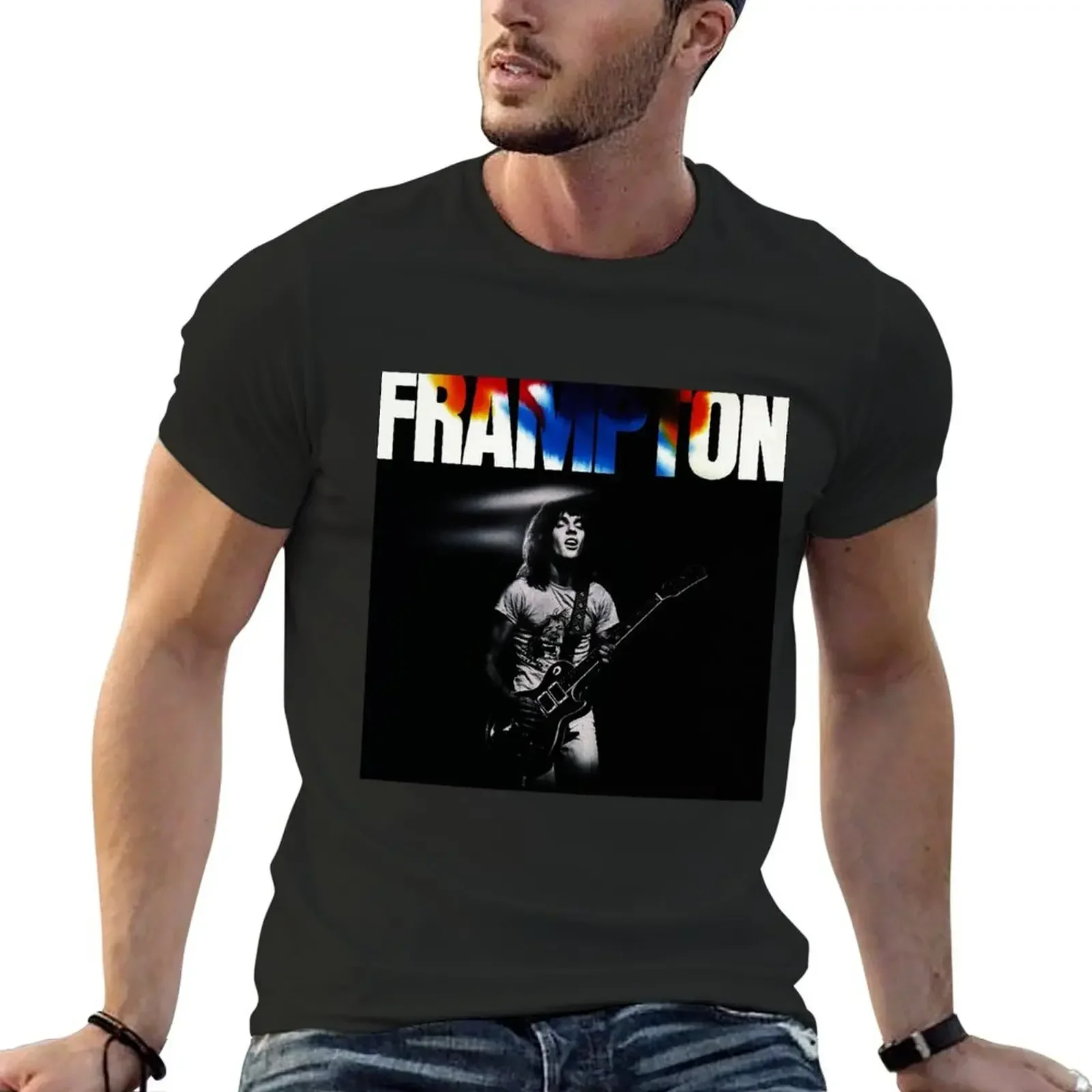 Peter Frampton frampton T-Shirt tops vintage clothes mens t shirts top quality