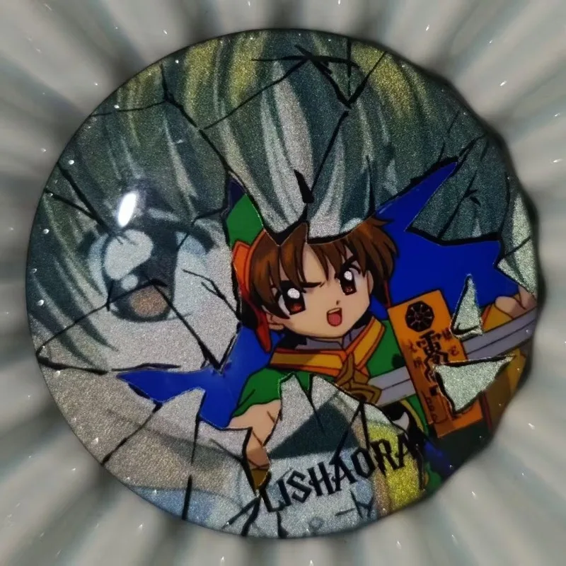 58 مللي متر بطاقة الآسر ساكورا أنيمي شارة صفيح دبابيس بلاستيكية زر دبابيس لحقيبة الظهر اكسسوارات مجوهرات جمع الهدايا #5