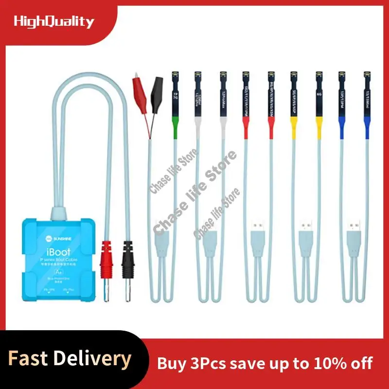 New Hot SUNSHINE Iboot Mobile Phone Repair Power Test Cable 8V High Voltage Boot