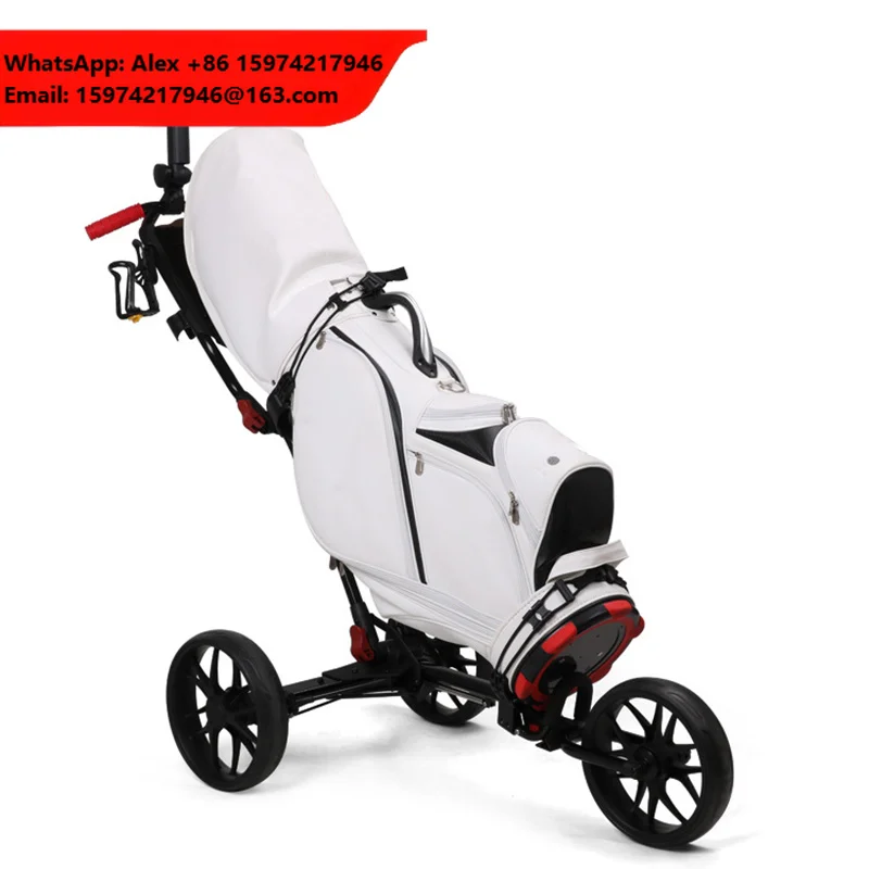 New Style ODM OEM High Quality Custom 3 Wheel Golf Push Cart Golf Trolley