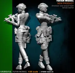 Yufan Model 1/35 Resin Soldier Originally Created Figure Model Kit YFWW35-1826