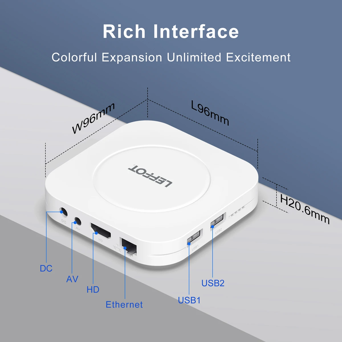 LEFFOT M1Plus TV Box Wifi6 BT5.4 4K@60fps 8K Google Media Playe IPTV Set Top Box Android14.0 Rockchip RK3528 Smart TV Box
