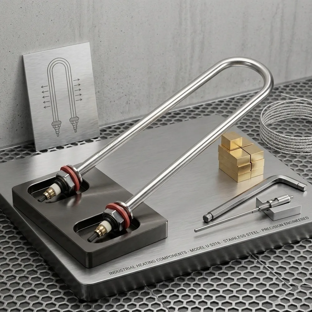 Industrial Heating Element U-shaped Heating Tube Efficient Heating Tight Space Installation Consistent Performance