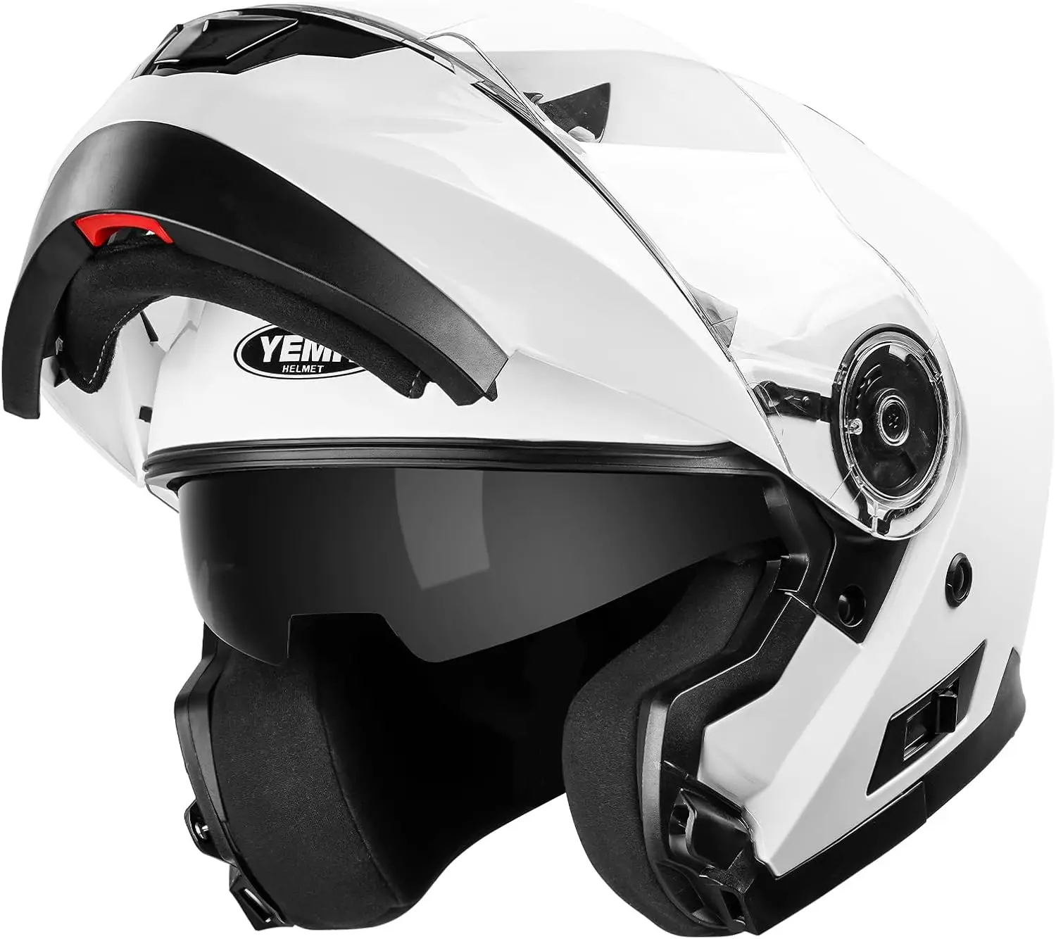 

Modular Motorcycle Helmets, DOT Approved Full Face Motorcycle Helmet with Flip Up Dual Visor, Helmets for Adults Motorcycle Men