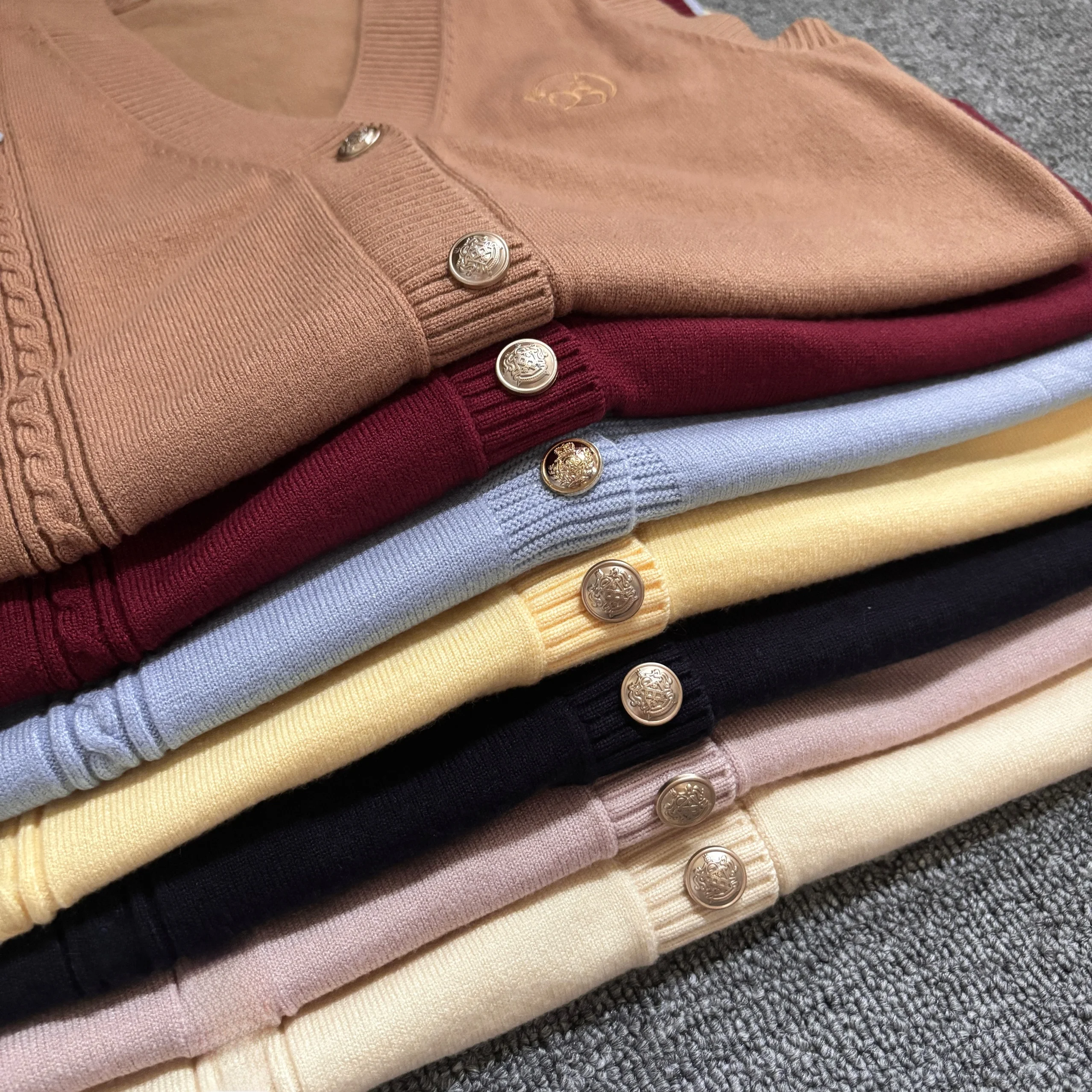 

Original Star Fog JK Uniform Versatile Open Cardigan Sweater Vest Knitted Top for Men And Women in Spring Autumn And Winter
