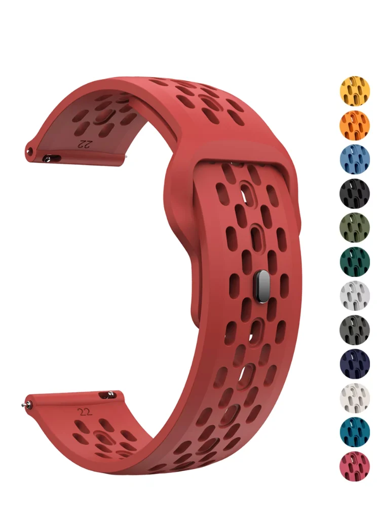 Bracelet de sport en Silicone pour Amazfit Active/Active 2, 20 22mm, pour Amazfit Balance 2/Bip 6 5 3 3Pro/GTR4 3/GTS 3 4 Mini