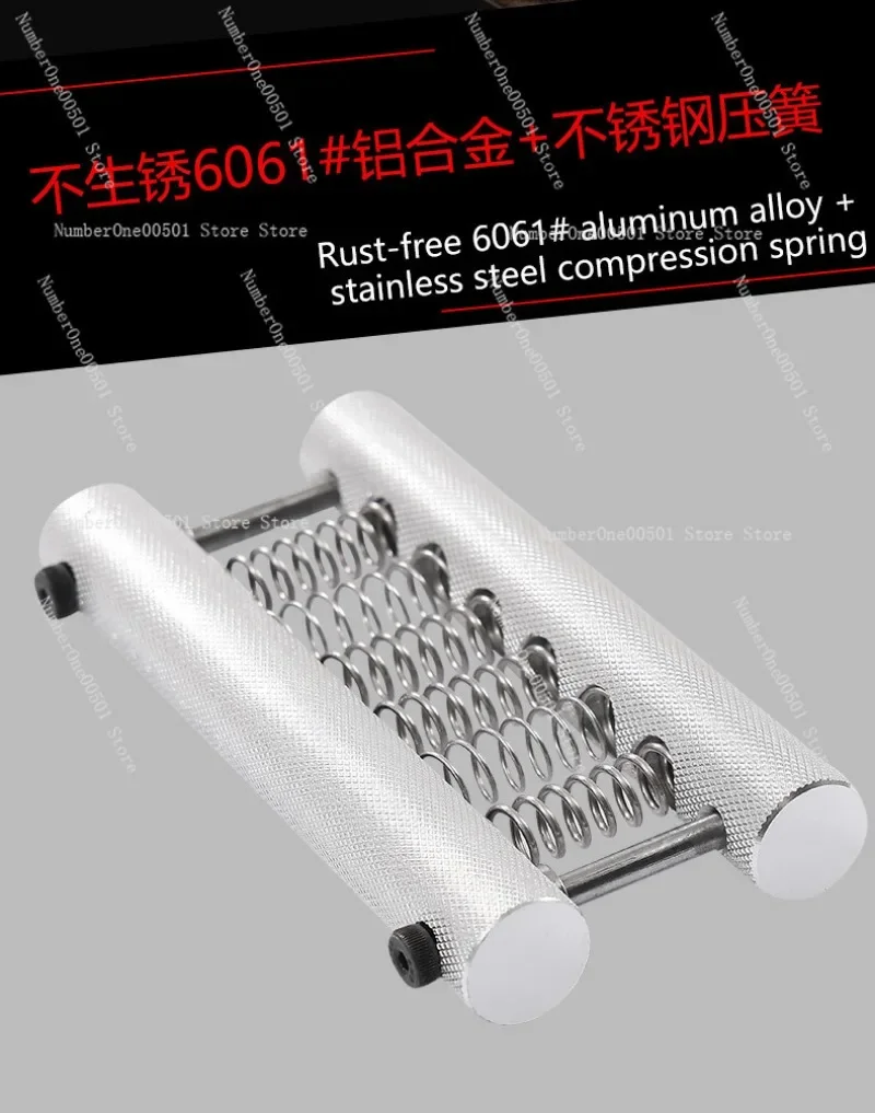 

f168 2 250kg Adjustable 304 Stainless Steel Hand Gripper Portable Strength Trainer