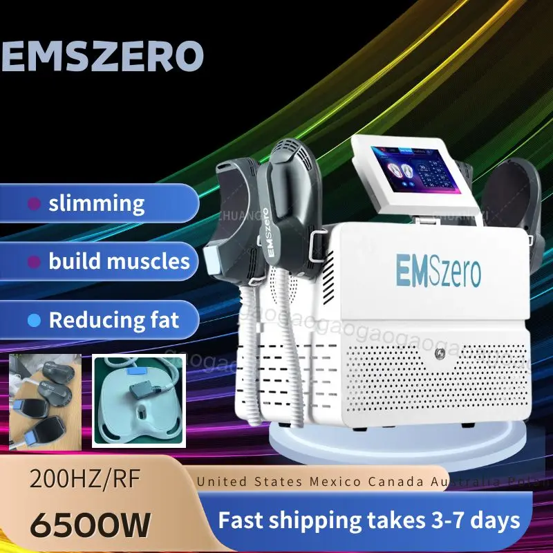 Professional 6500w EMS Body Sculpting Machine 2025 Portable DLS-EMS NEO RF EMSZERO Nova Muscle Stimulation HI-EMT Slimming