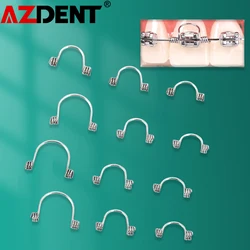 10Pcs/Bag Dental Orthodontic Torquing Spring Single Anterior Teeth Torque Stainless