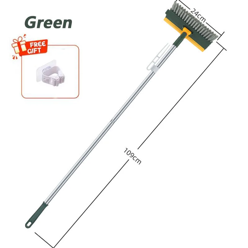 Brosse de nettoyage domestique pour fentes, multifonction, pour fissures de sol, salle de bain, brosse de sol Portable, nettoie rapidement les taches tenaces