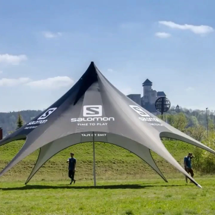 

Customized Design Outdoor Activities Star Event Star Shade Canopy Tent Spider Shape Tent Commercial Display Tent