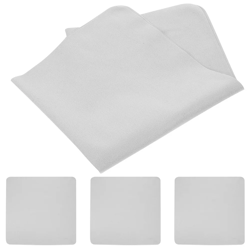 

4pcs Microfiber Lens Cloth Cleaning Cloths Large Size Glasses Screen Camera Instrument Polish Soft Foldable Lightweight