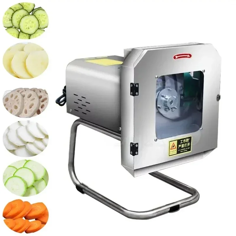 

High-Speed Cassava Cutter Machine Potato Cutting Device Vegetable Slicer Machine Commercial Vegetable Dicer