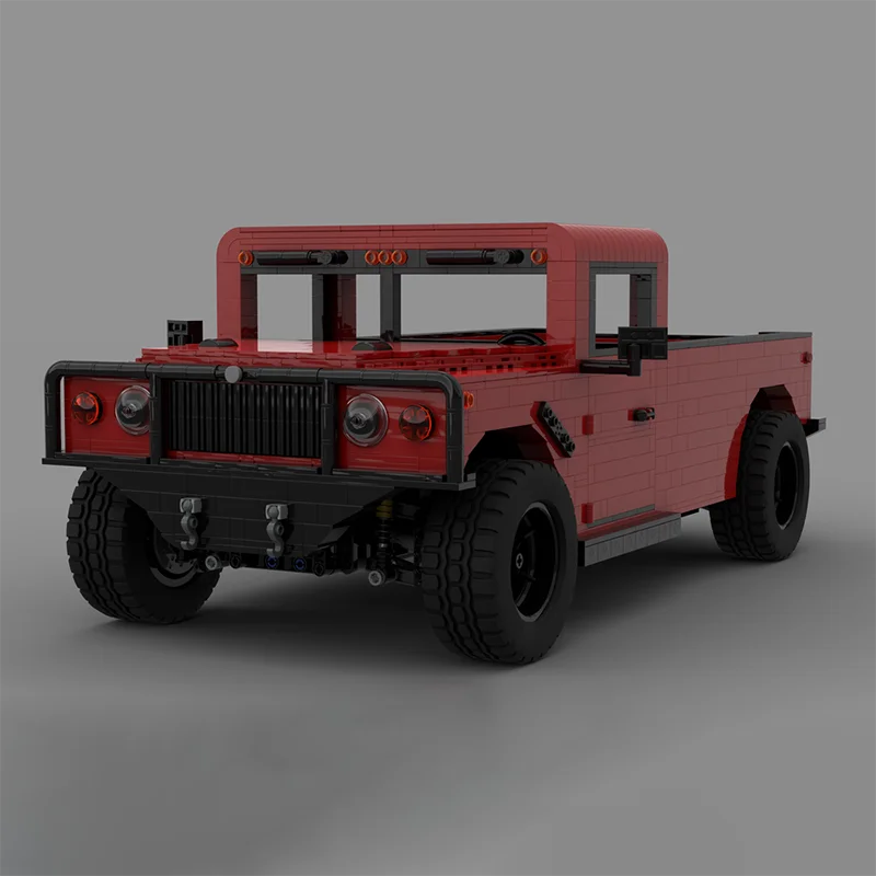 

Новый пикап H1 2025, строительный блок, скорость, чемпион, классический автомобиль, детская игрушка, рождественский подарок, технологический строительный блок