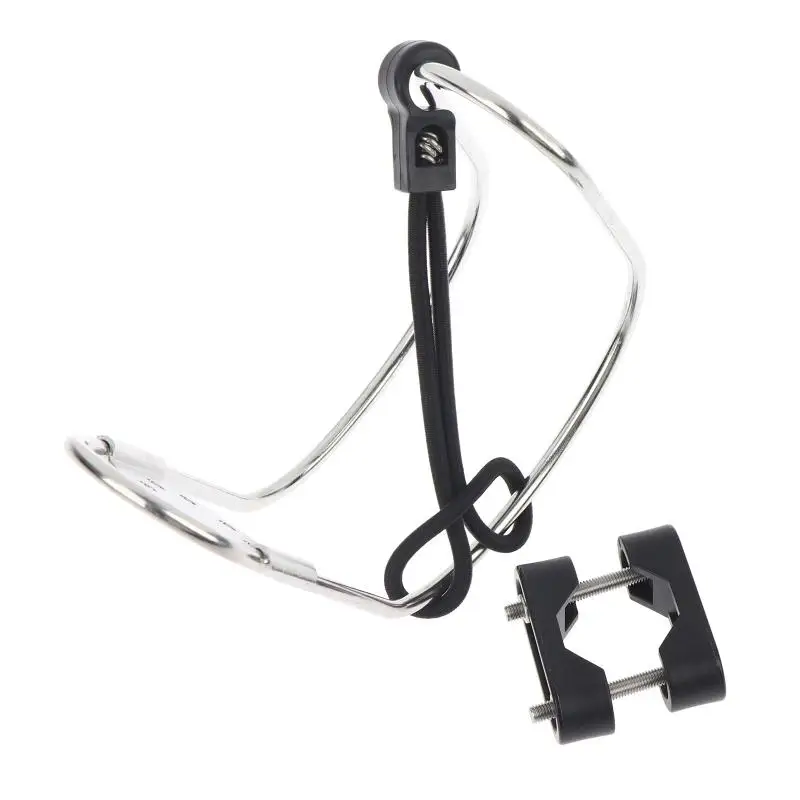 Heavy Duty Stainless Steel Lifebuoy Bracket Marine Life Ring Holder AntiCorrosion Horseshoe Mount for Boat Dock Safety Marine