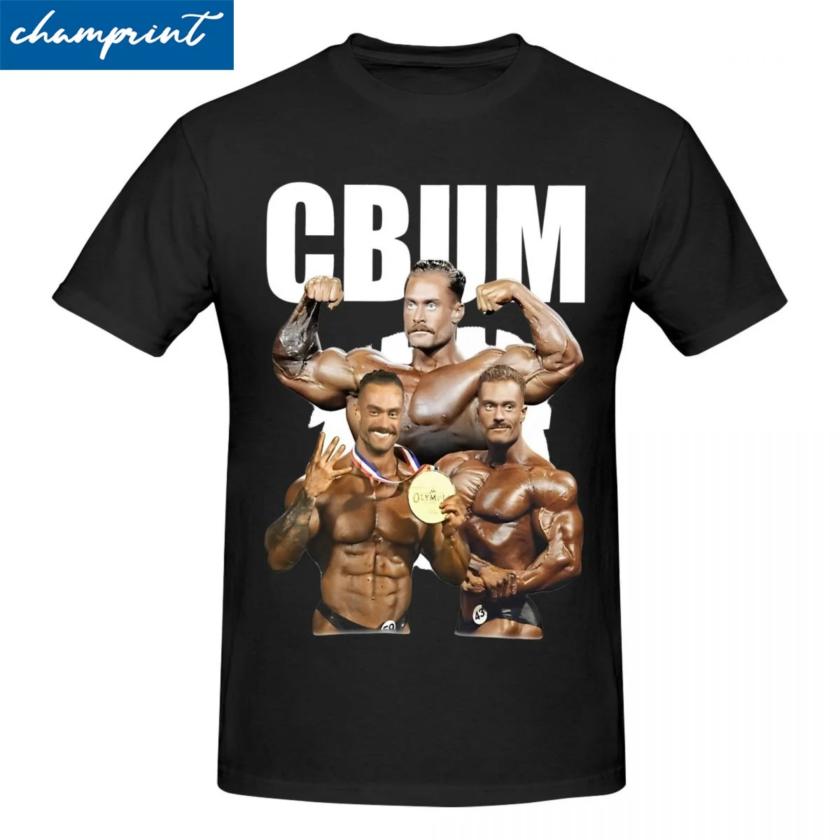 Casual CBUM Chris Bumstead Retro Vintage T Shirt Men's Crewneck Short Sleeve Clothing Cotton Summer Top Tee