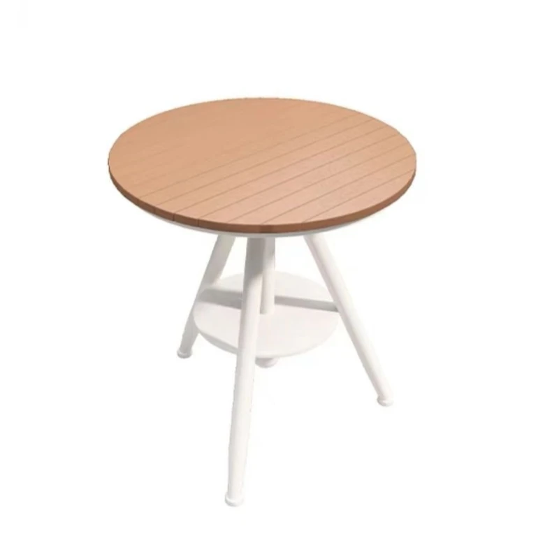 

Negotiation Courtyard Café Tables Round Living Room Leisure Bar Café Tables Commercial Metal Furniture Tavolo MH40ZZ