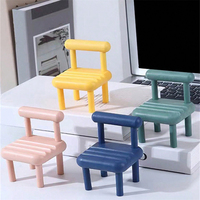 1pc Chair Mobile Phone Holder Adjustable Desktop Cell Phone Bracket Desktop Decor Bracket Catch Bracket Wholesale
