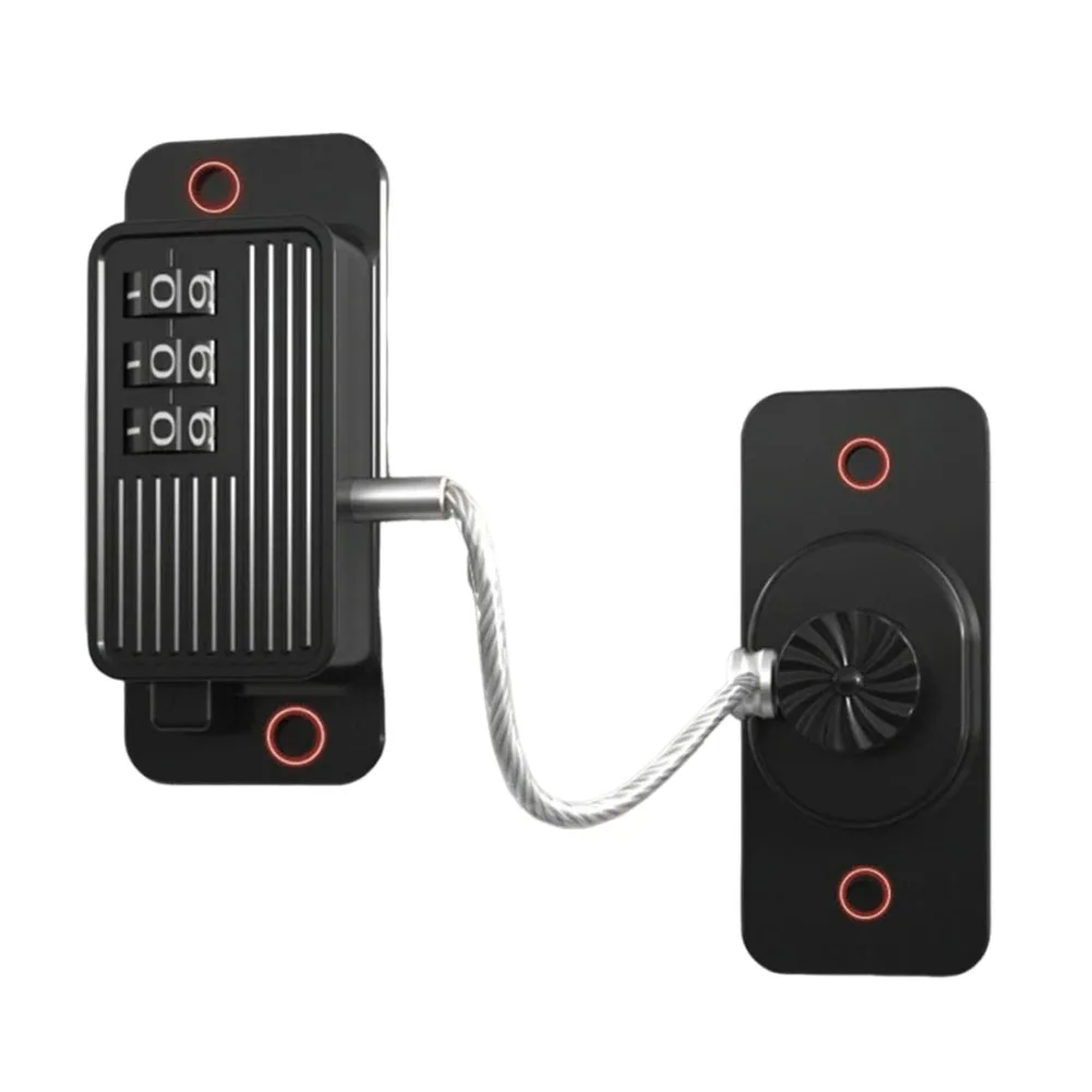 

Замок для домашней безопасности: для окон, шкафов, холодильников, ящиков и раздвижных дверей с контролем доступа по паролю и ключу.