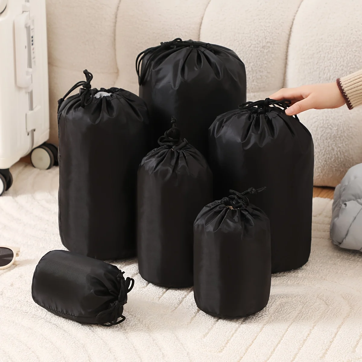 

Vacuum lightweight compression bag, suitable for travel clothing protection bag, dry and wet separation outdoor travel use, wate