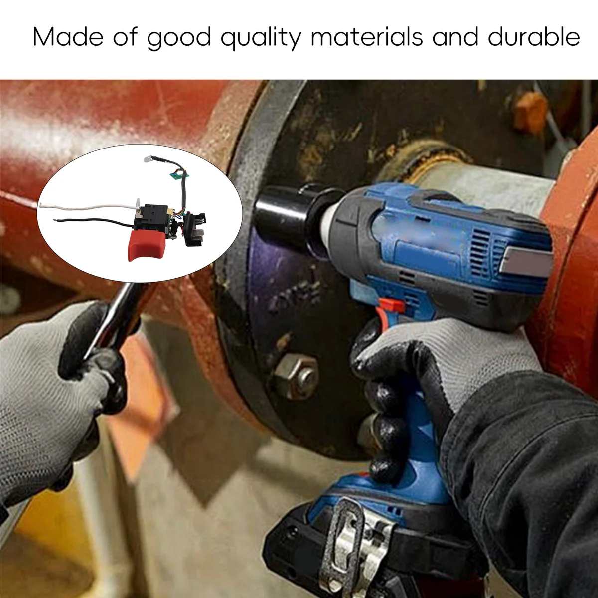 BS12 Power Tool Switch for Power Max BS 10.8V 12V Cordless Drill Trigger Quick 343412370 Power Tool Accessories