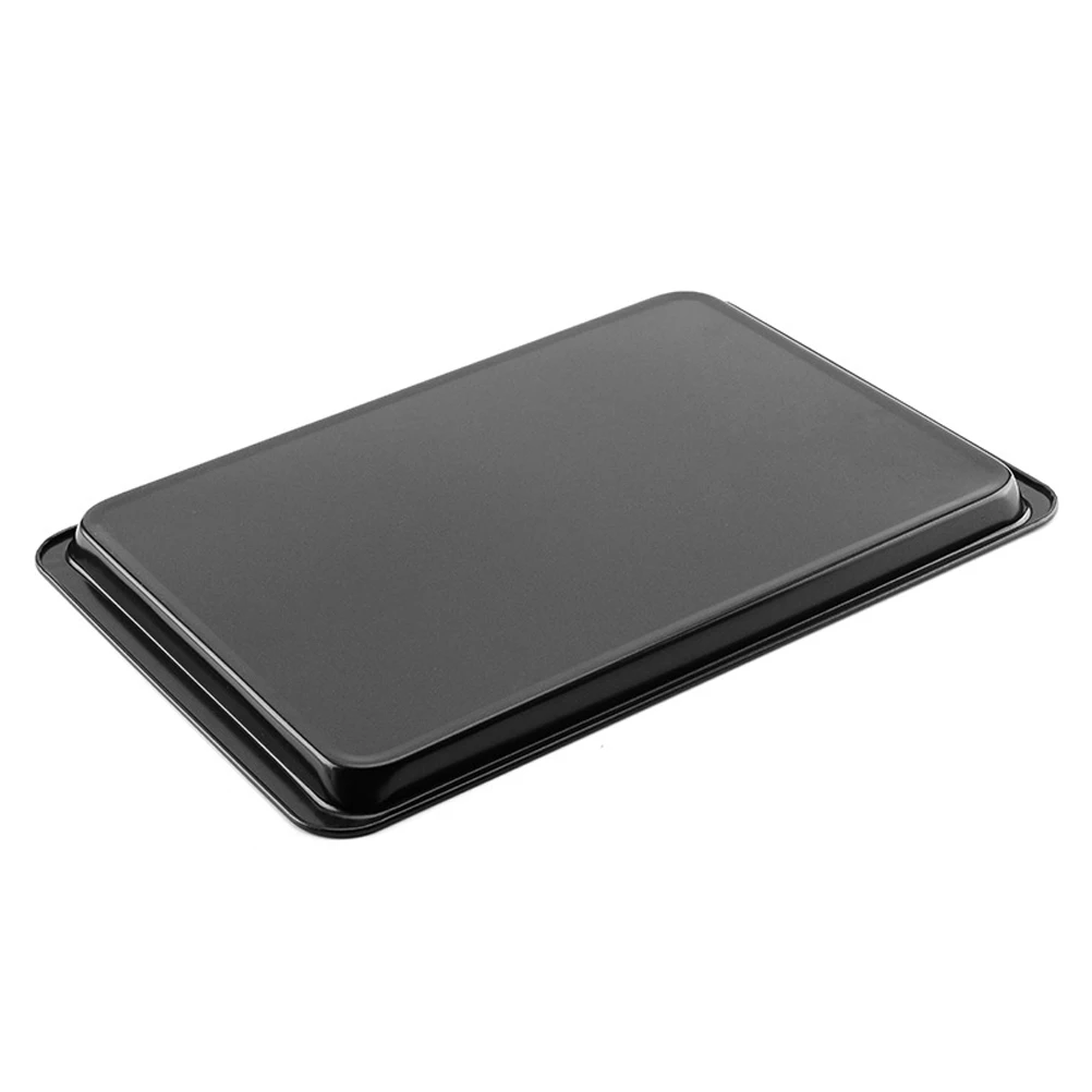 

Carbon Steel Non-Stick Baking Tray Rectangle Bakeware For Cheesecake Bbq Griddle Dishwasher Safe Stain Resistant
