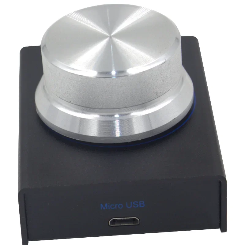 Usb Volume Control, Lossless Pc Computer Speaker O Volume Controller Knob, Adjuster Digital Control with One Key Mute Functi