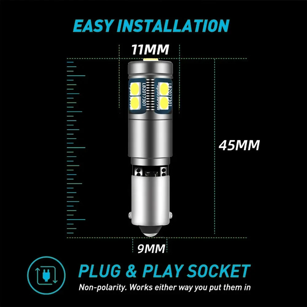 2pcs LED Reverse Light For BMW X6 E71 E72 Accessories 2008 2009 2010 2011 2012 2013 2014 Backup Back Up Lamp