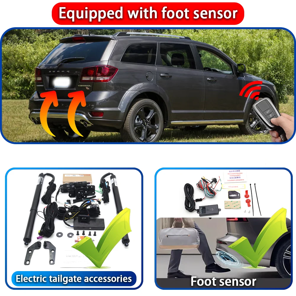 Smart Aangedreven Achterklep Systeem Voor Dodge Journey Jc Fiat Freemont 2009-2020 Automatische Intelligente Elektrische Kofferbak Lift Controle Kit - afbeelding 1