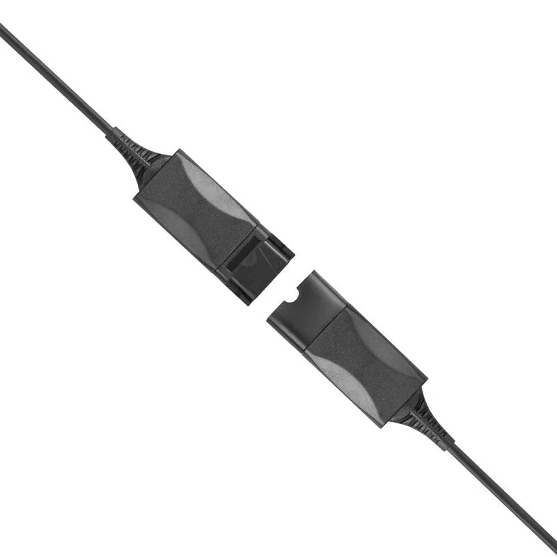 Call Center Headset QD Front-End-Kabelanschluss Lautstärke Stummschaltung Einstellung Rauschunterdrückung USB-Schnittstelle Geeignet für Computer